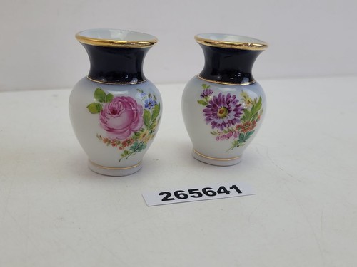 Vasen handmalerei porzellan - 2x,