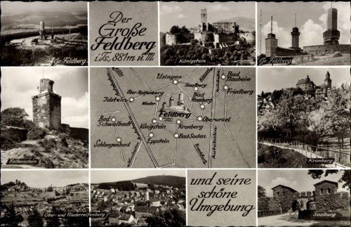 Feldberg taunus bei - ak,