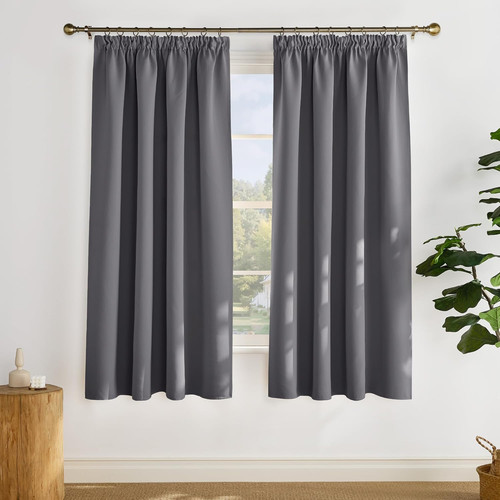 Vorhang blickdicht grau - vorhang,