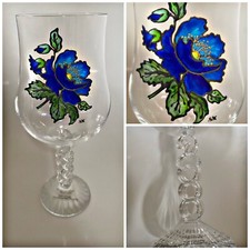 Vintage Kristall Weinglas