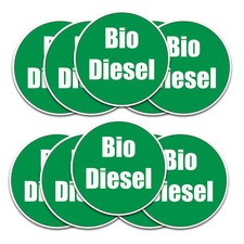 10x Aufkleber " BIODIESEL" 8