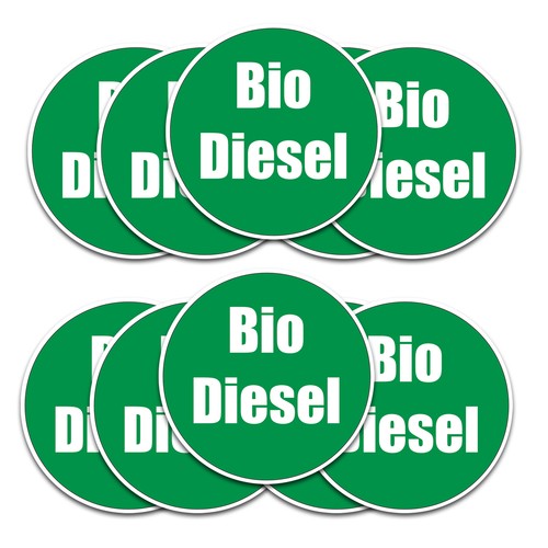 10x aufkleber biodiesel - biodiesel", 8