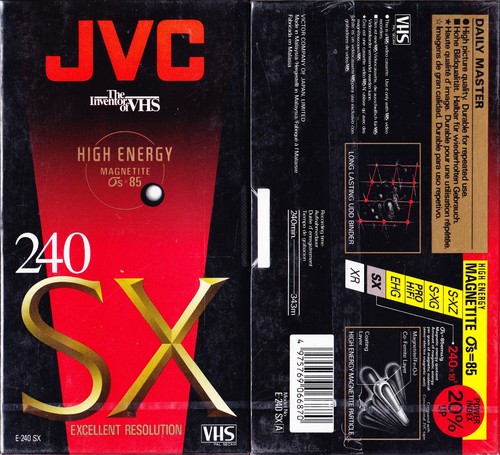 Jvc e240 vhs - e240, sx