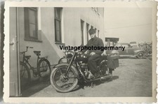 Z1214 Foto 1951 BMW Motorrad Krad Beiwagen Gespann Militär