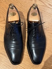 Crockett & Jones Hallam Oxford Schwarz UK 8 / EU 42 Handgefertigt Northampton