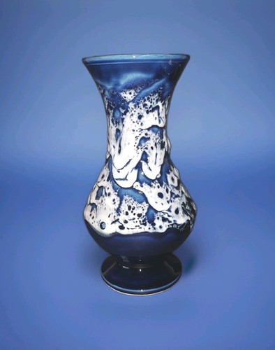 Vintage keramik vase blau - vintage,