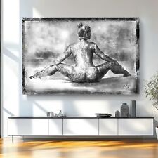 Erotik Akt Frau Leinwand Bilder Kunst Abstrakt Wandbilder XXL Wohnzimmer 1819A