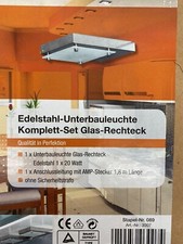 Edelstahl-Unterbauleuchte