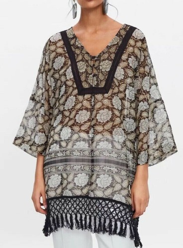 Zara kimono tunika bluse - kimono,