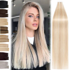 Dick 40 Tresse Tape In Echthaar Remy Human Hair Extensions Haarverlängerung 100G