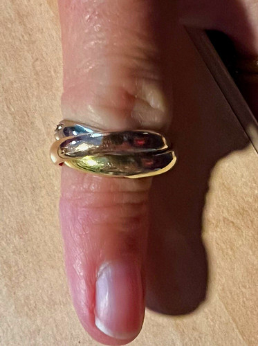 18k gold ring farbig - 18k,