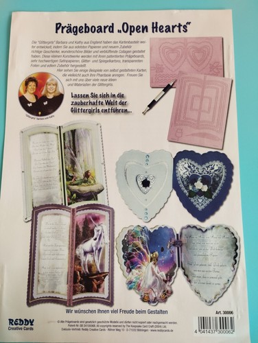 Prägeboard open hearts - hearts",