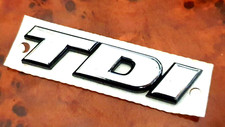 VW TDI schriftzug Kleber Aufkleber original Zeichen chrom GTI T4 TDI golf logo