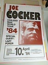 Plakat Joe Cocker 1984 Concert