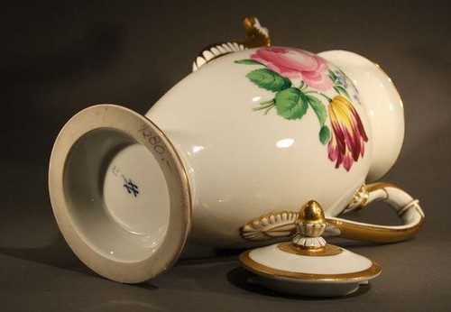 Antik meissen kaffeekanne - meissen,