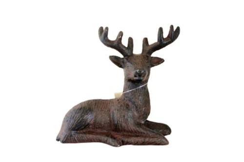 Dekofigur hirsch liegend - dekofigur,