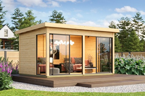 Gartenhaus holz 38mm poolhaus - holz,