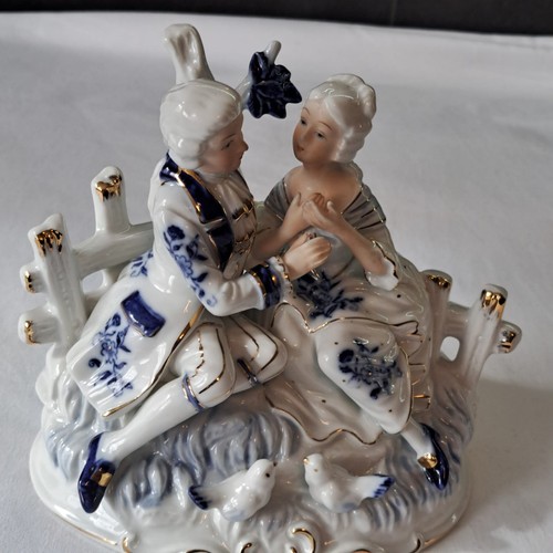 Porzellanfigur liebespaar hand - porzellanfigur,