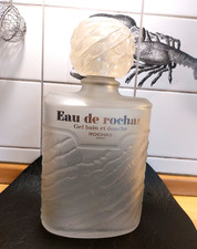 Eau de Rochas XXL Factice massives, geschliffenes Glas Höhe 33 cm Deko/Befüllung