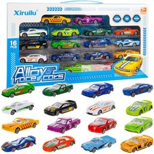 16x Spielzeugautos Set Bunte