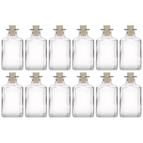12x 250ml glasflasche klarglas - 12x,