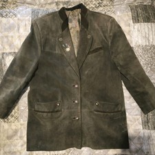 Trachten Lederjacke Herren Gr. 26 untersetzt 