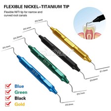 Dentale Endo-Kondensator Guttapercha-Spitzen NITI Edelstahl-Handstopfer-30-100#