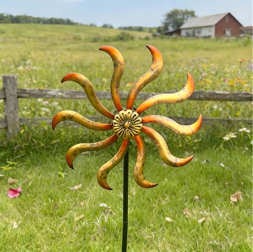 Windrad orange gelb - ,