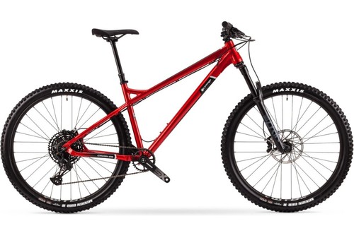 Mountainbike fahrrad orange - fahrrad,