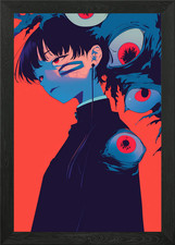 Unheimliche Anime Figur mit