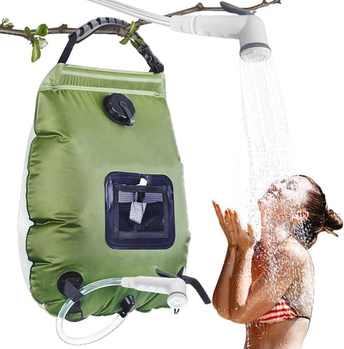 Tragbare solar camping dusche - camping,