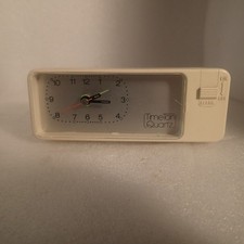 Älterer TIMETON Mini Reise Wecker Quartz Uhr im Etui 1970er