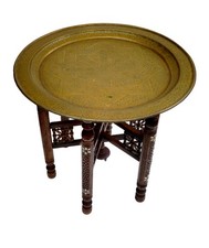 Alter Marokkanischer Tablett-Tisch