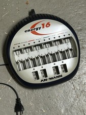 Ansmann Energy 16 Batterieladegerät C D AA AAA + 9V Block