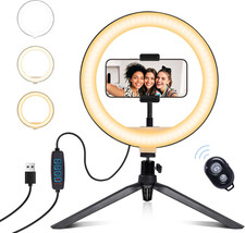 Selfie Ringlicht, 10 Zoll LED