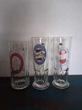 3 Bierkrüge Glaskrüge