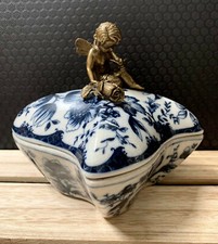 Porzellan dose jugendstil - dose,