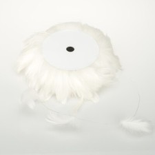 Deko Federn am Draht 10m 16