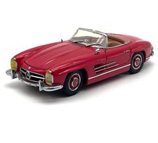 Franklin Mint Mercedes Benz 300 SL Oldtimer Bj.1960 Cabriolet in rot, 1:24, X005