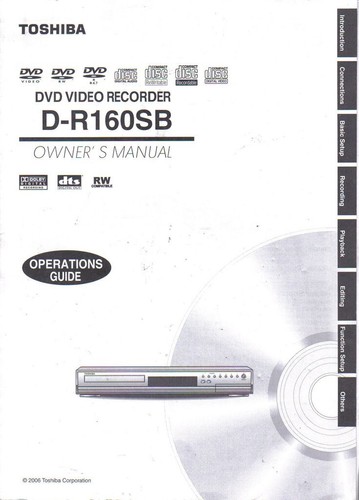 Toshiba 160 s d r160sb - d-r,