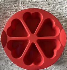 Tupperware - Silikon Backform Herzen