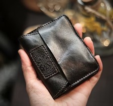 Vintage geldbörse aus echtem - vintage,