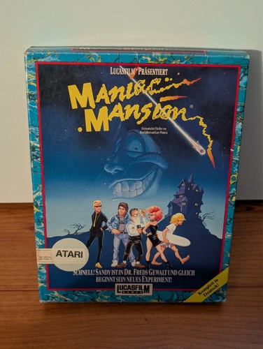 Maniac mansion atari - maniac, deutsche