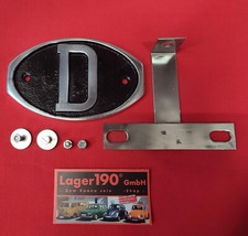 VW Käfer D-Schild aus