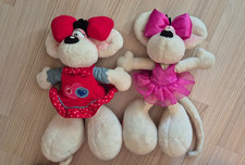 Original Diddlplüsch-Mäuse "Ballerinas", gebraucht - ca. 30 cm
