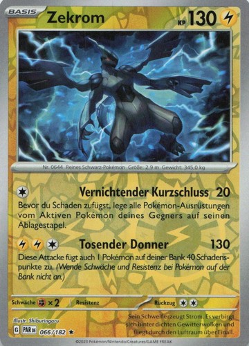 Pokémon zekrom paradoxrift - pokémon,