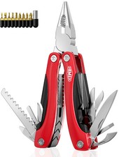 FAMEX 14006 Multitool Multifunktionswerkzeug Camping Outdoor Multi tool mit Bits