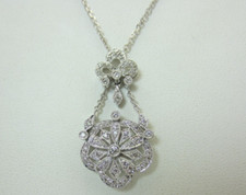 18K Weißgold Und Diamant