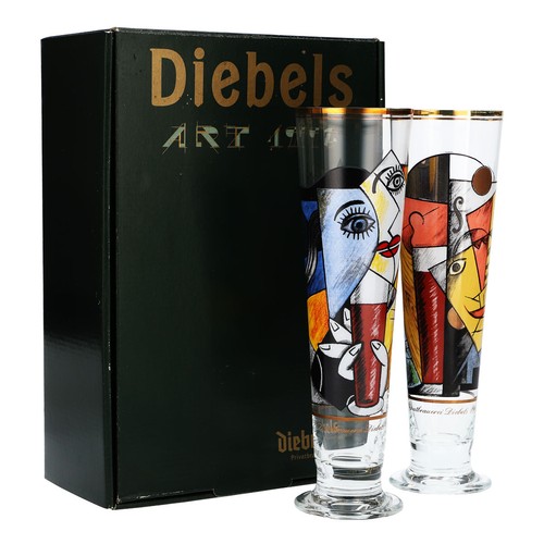 Diebels bier glas - bier,