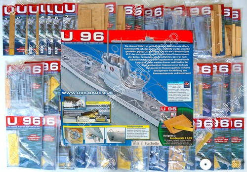 U96 hachette bausatz - bausatz,, u-boot